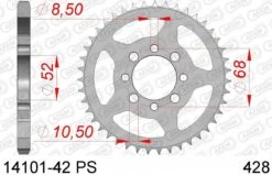 AFAM Tandwiel Achterzijde Staal 42T PS - 428