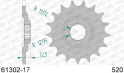 AFAM Tandwiel Voorzijde 17T - 520