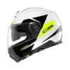 Schuberth C5 Eclipse Motorhelm -Motoraccessoires c5 eclipse wit geel detail 4 18eb