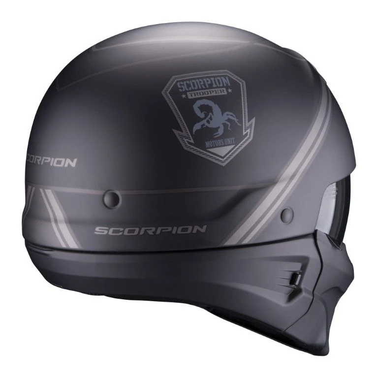 Scorpion Exo-Combat Evo Unborn Motorhelm 4 Scorpion Exo-Combat Evo Unborn Motorhelm - Afbeelding 2