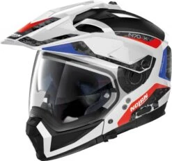 Nolan N70-2 X Torpedo Motorhelm 9 Nolan N70-2 X Torpedo Motorhelm -Motoraccessoires nolan n70 2 x torpedo wit blauw rood 314e