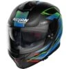 Nolan N80-8 Thunderbolt Motorhelm 1 Nolan N80-8 Thunderbolt Motorhelm -Motoraccessoires nolan n80 8 thunderbolt blauw groen 0add