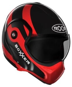 Roof BoXXer Fuzo Motorhelm -Motoraccessoires roof boxxer fuzo rood zwart 1 2f3f