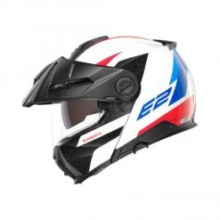 Schuberth E2 Defender Motorhelm -Motoraccessoires schuberth e2 defender wit rood blauw 2 d6f8
