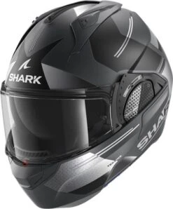 Shark Evo GT Tekline Motorhelm -Motoraccessoires shark evo gt tekline zwart grijs 4a16