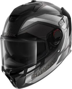 Shark Spartan GT Pro Carbon Ritmo Motorhelm -Motoraccessoires shark spartan gt pro carbon ritmo zilver 0db3